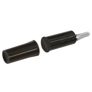 ST-DM015NO-BR Магнитоконтактный датчик, НР, коричневый, врезной для деревянных дверей