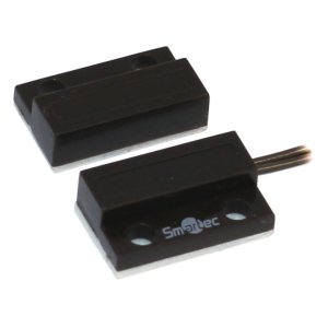 ST-DM110NC-BR Магнитоконтактный датчик, НЗ, коричневый, накладной для деревянных дверей,  зазор 20 м