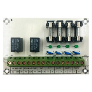ST-PS104FBR Модуль на 4 выходных канала c реле мониторинга для блока питания Smartec