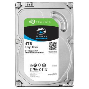 Жесткий диск для видеонаблюдения  4Tb Seagate SkyHawk SATA3 3.5" 64Mb ST4000VX000