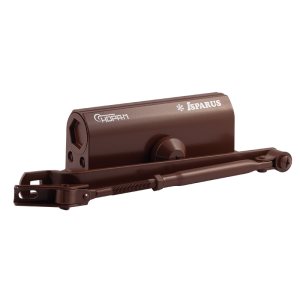 Доводчик НОРА-М 430 F ISPARUS фиксация (от 50 до 110кг) (коричневый) морозостойкий