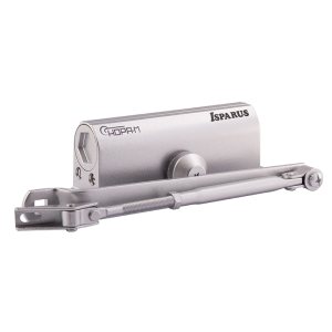 Доводчик НОРА-М 430 F ISPARUS фиксация (от 50 до 110кг) (серебро) морозостойкий