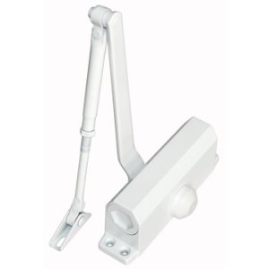ST-DC004-WT Доводчик двери c тягой EN 4, 60 - 85 кг, 1100 мм, 2-х скор., WT - белый