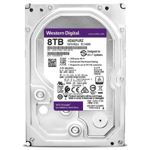 Жесткий диск для видеонаблюдения HDD 8Tb Western Digital Purple WD82PURZ