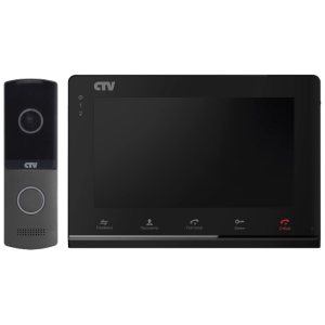 Комплект видеодомофона CTV-DP2700IP NG, черный