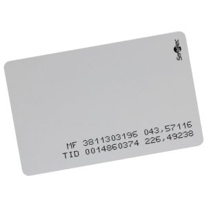 ST-LC021MF Карта UHF + MIFARE, ISO формат, 86х54х0.8мм.