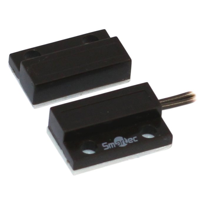 ST-DM110NC-BR Магнитоконтактный датчик, НЗ, коричневый, накладной для деревянных дверей,  зазор 20 м