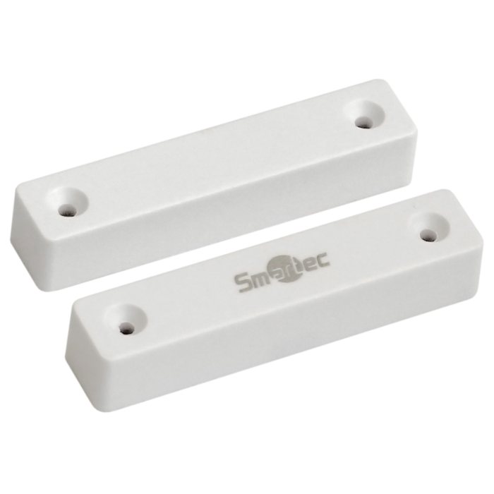 ST-DM126NC-WT Магнитоконтактный датчик, НЗ, белый, накладной для деревянных дверей, зазор 25 мм
