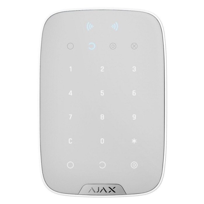 KeyPad Plus (Белый) беспроводная сенсорная клавиатура