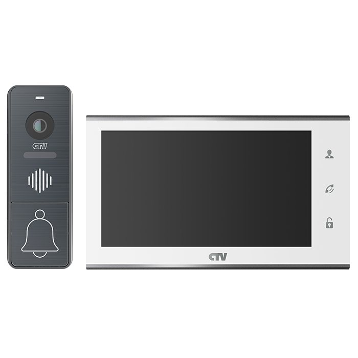 Комплект видеодомофона CTV-DP4707IP, белый