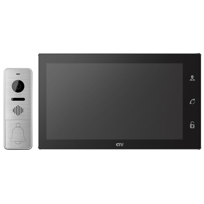 Комплект видеодомофона CTV-DP4106AHD, черный