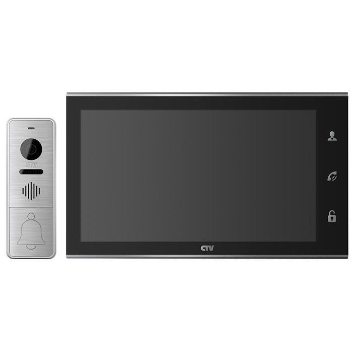 Комплект видеодомофона CTV-DP4105AHD, черный