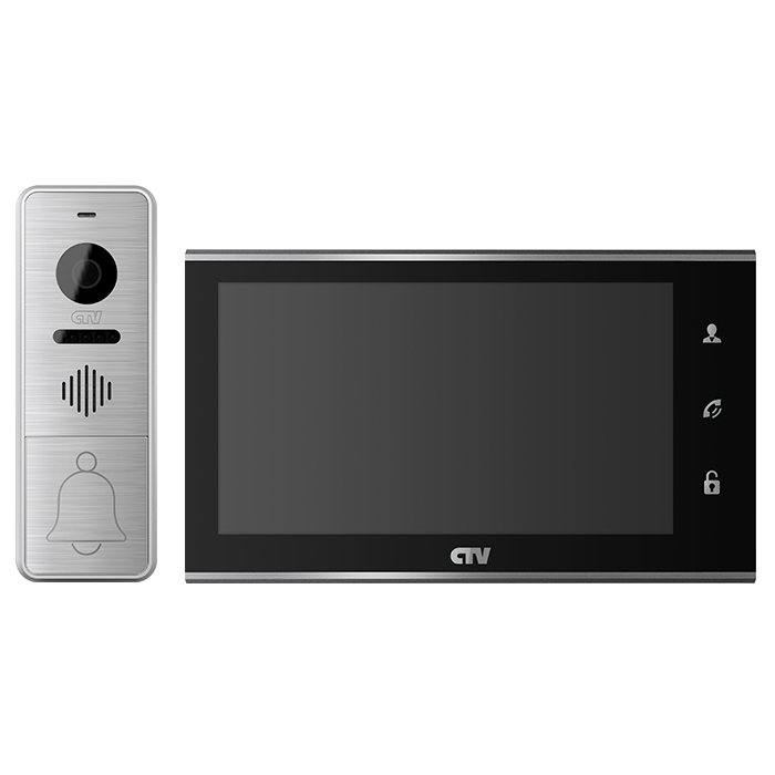 Комплект видеодомофона CTV-DP4705AHD, черный