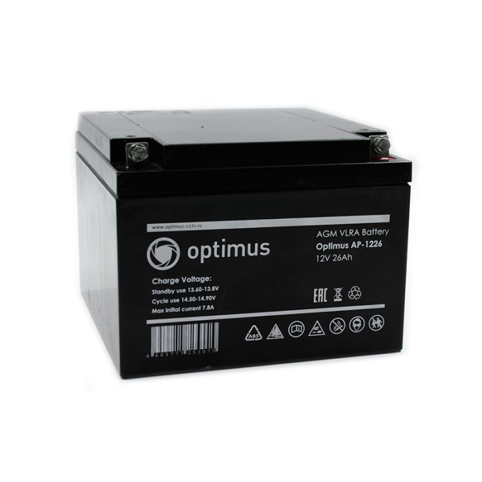 Аккумулятор Optimus AP-1226 26А