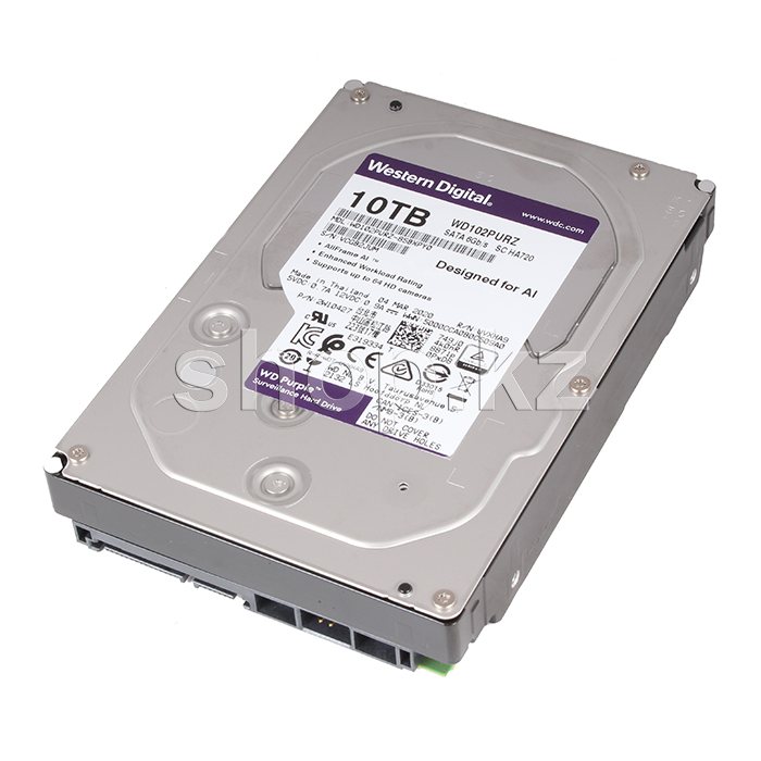 Жесткий диск HDD 10 Tb Western Digital (WD102PURZ)