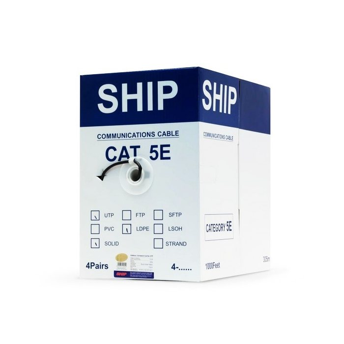 Кабель сетевой SHIP D106-VS Cat.5e UTP 30В PE