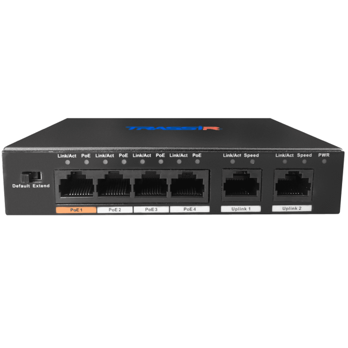 Коммутатор Trassir TR-NS1006-60-4PoE