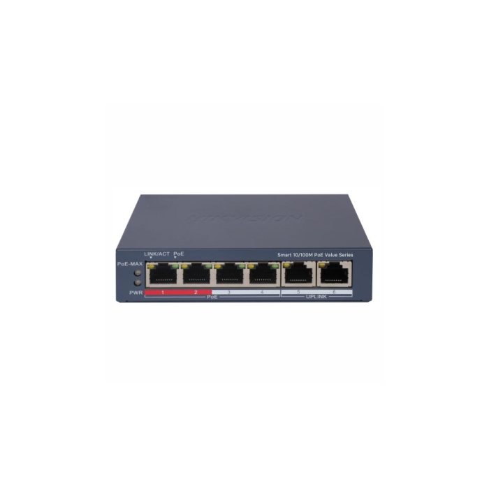 Коммутатор Hikvision DS-3E1106P-EI/M